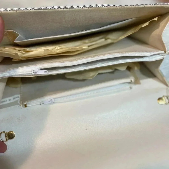 Vintage DEADSTOCK Another Y&S Original Metallic‎ Mesh/Chainmail Crossbody Clutch - Picture 6 of 10